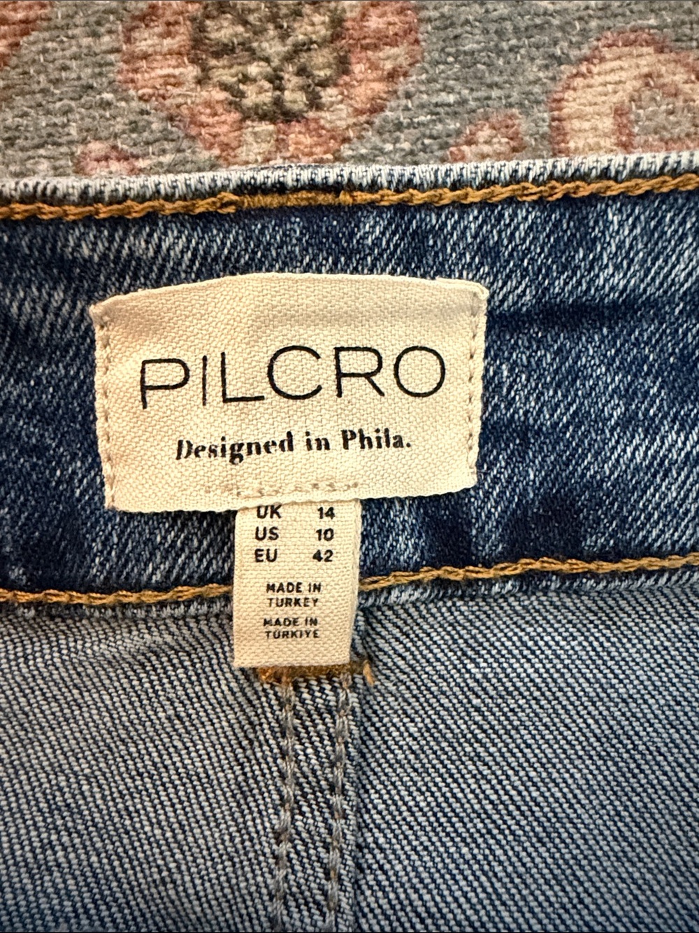 ANTHROPOLOGIE Pilcro Denim Buttondown Pencil Skirt Sz 10 - NWT! - Picture 10 of 13